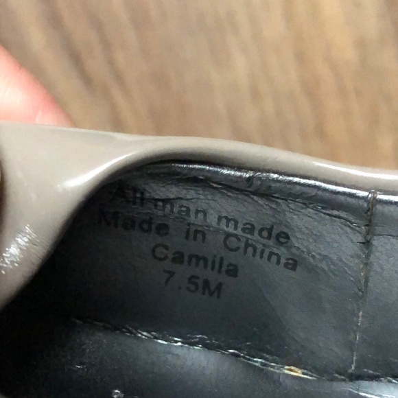 Alfani  patent leather shoes size 7.5 - Picture 5 of 10